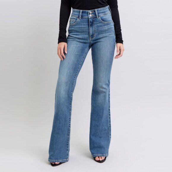 Judy Blue High-Waist Flare Jeans with Tint - Picture 2 of 4